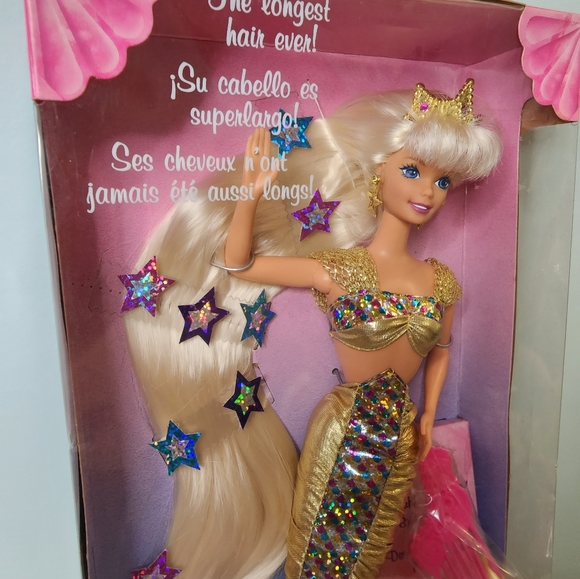 Barbie Jewel Hair Mermaid, 1995 Year, LongHair, Vintage Barbie , Old Barbie Doll - Picture 8 of 11